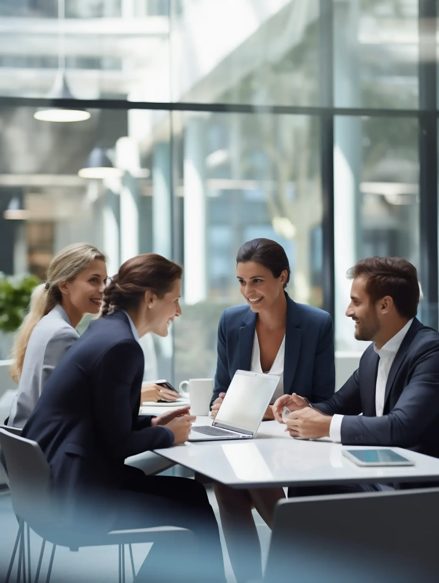 A group of health care business professionals